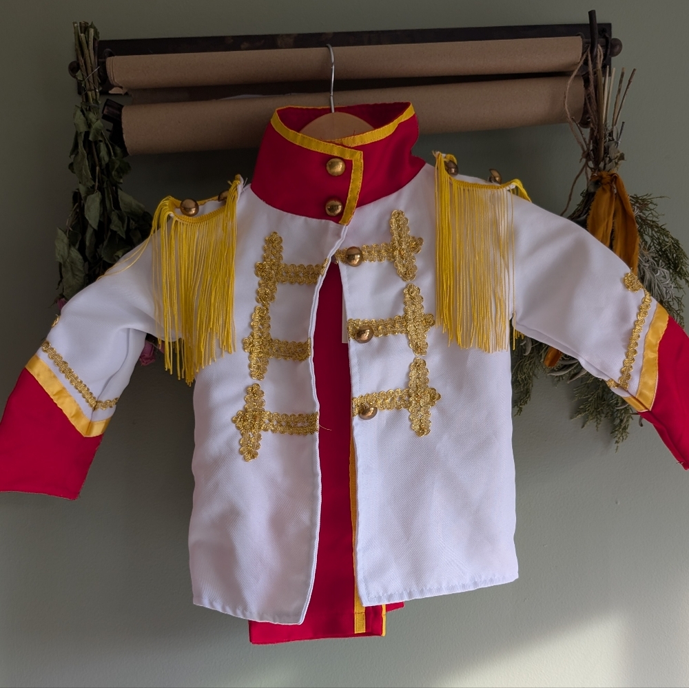 Kids Royal Guard Costume - Red, White, and Gold